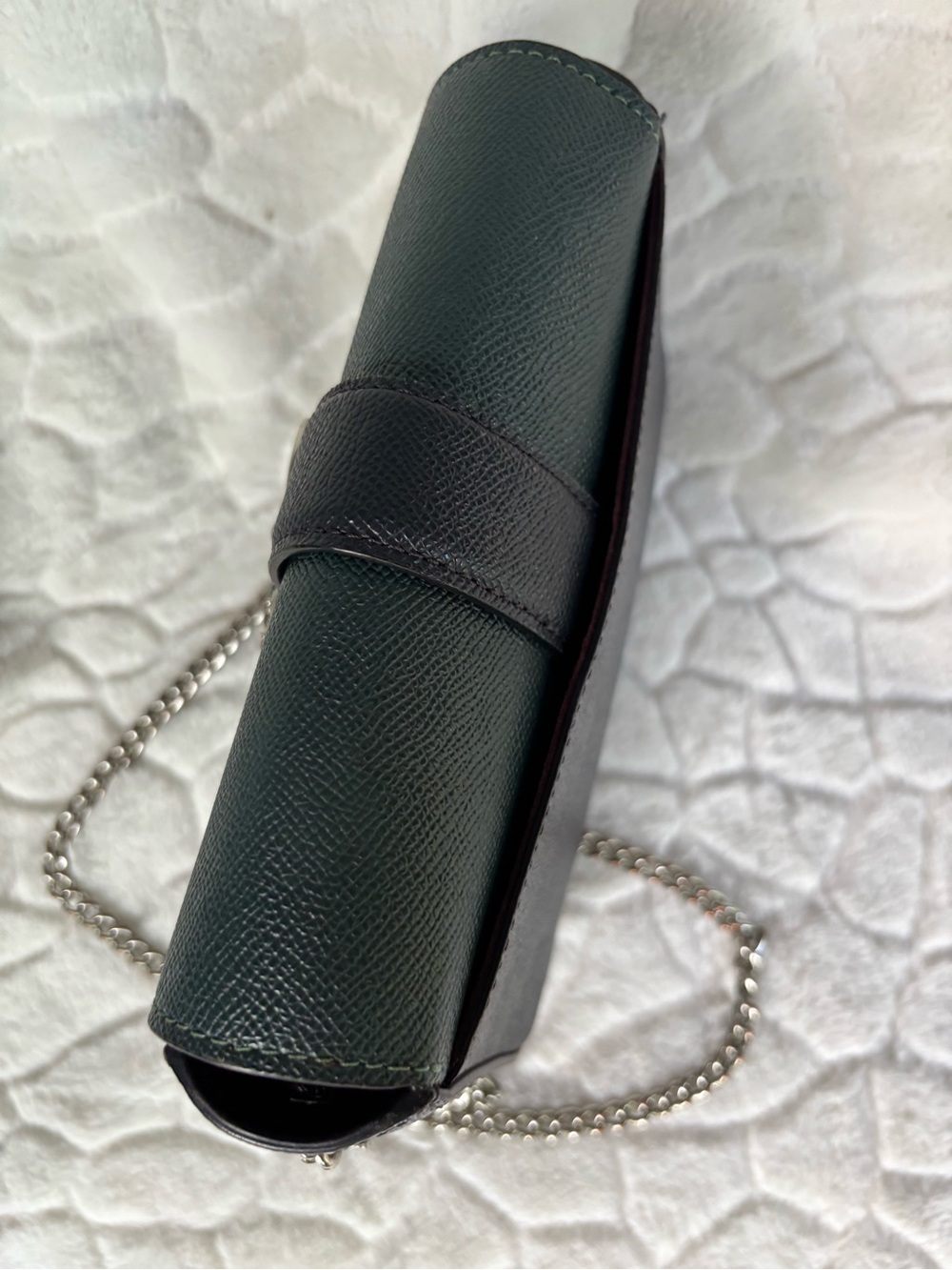 Rare - Limited Edition Coach crossbody handbag *unique* Apple Crystal and Suede! - Picture 7 of 14